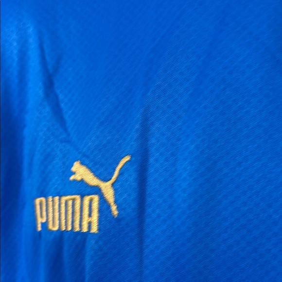 Puma Men's Blue Italy Soccer Jersey Size Large - Picture 3 of 13